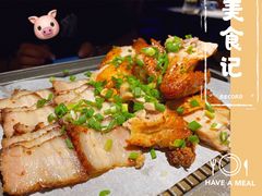 绿茶葱香烤鸡烤肉合拼-绿茶餐厅(西湖银泰百货店)