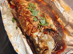 酱烤活鲈鱼-新白鹿餐厅(松江开元地中海店)