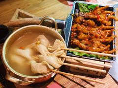 海鲜鱼饼汤-冰川延边料理·炭烤串(原小木屋店)