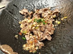 京葱雪花牛舌-渔荷食町·铁板烧料理(崂山万象汇店)