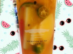 满杯水果绿-喜茶(上海正大广场店)