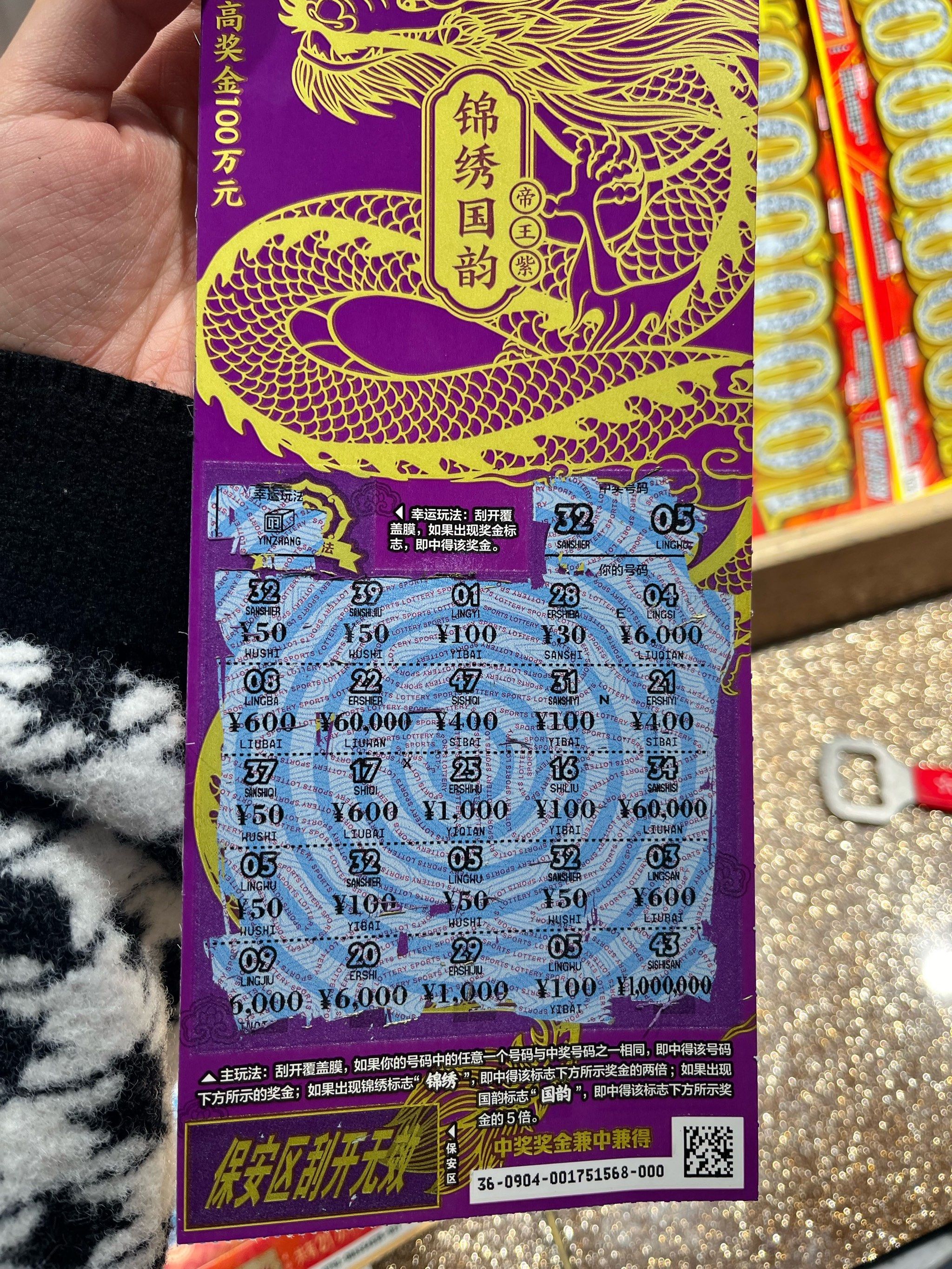 见者好运,中大奖!