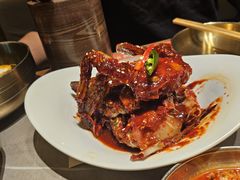 -草家酱蟹炭火烤肉店(珲春南路一店)