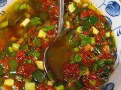韭菜辣酱-一个勺子新疆锡伯主题私房菜(红墙巷49号院店)