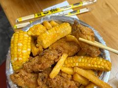咸蛋黄焗鸡中翅-李叔叔虾蟹大排档(青羊店)