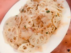 炒藕片-天强农家菜馆