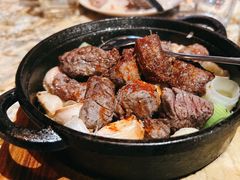 安格斯铁板蒜香牛肉-BROWNSTONE布朗石西班牙餐厅(富城店)