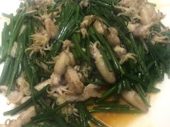 韭菜苔炒海兔-老院子饭店·鲁菜·海鲜·家常菜