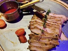 炭烤猪颈肉-小大董·烤鸭(西单大悦城店)