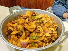 -尕有炕锅烤羊肉