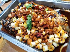 宫保鸡丁烤鱼（清江鱼/斤）-锦尚阁烤鱼•天津菜(宣武门胡同店)