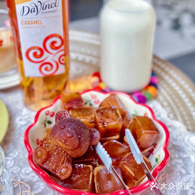 自制小熊焦糖冰咖啡