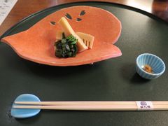 前菜&nbsp;-&nbsp;竹笋裙带菜-料亭菊水楼