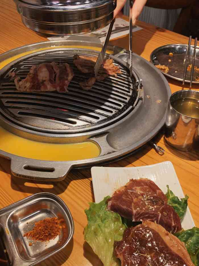 大汉门雪花牛扒烤肉·料理汤饭(横琴口岸中央汇店"减肥吃「烤牛舌」