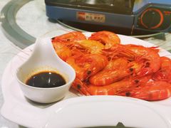 白灼虾-琼菜坊·无鸡不成宴·海南菜老爸茶糟粕醋(海口骑楼老街店)