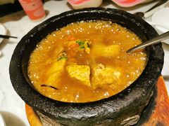 海胆虾怪酱炖老豆腐-青雅中餐厅(大连金石滩绿发希尔顿度假酒店)