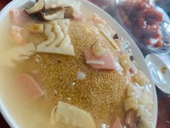 三鲜锅巴-北大地皖峰饭馆