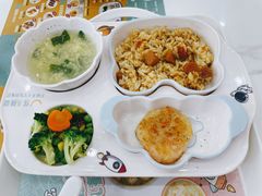 香煎鲜虾饼-佳儿萌豆儿童辅食餐厅(摩天活力城店)