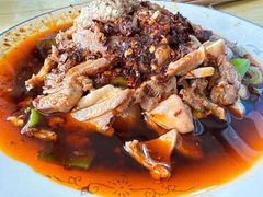 拌剔骨肉-温记府廟豆汤饭·始于1955年(海椒店)