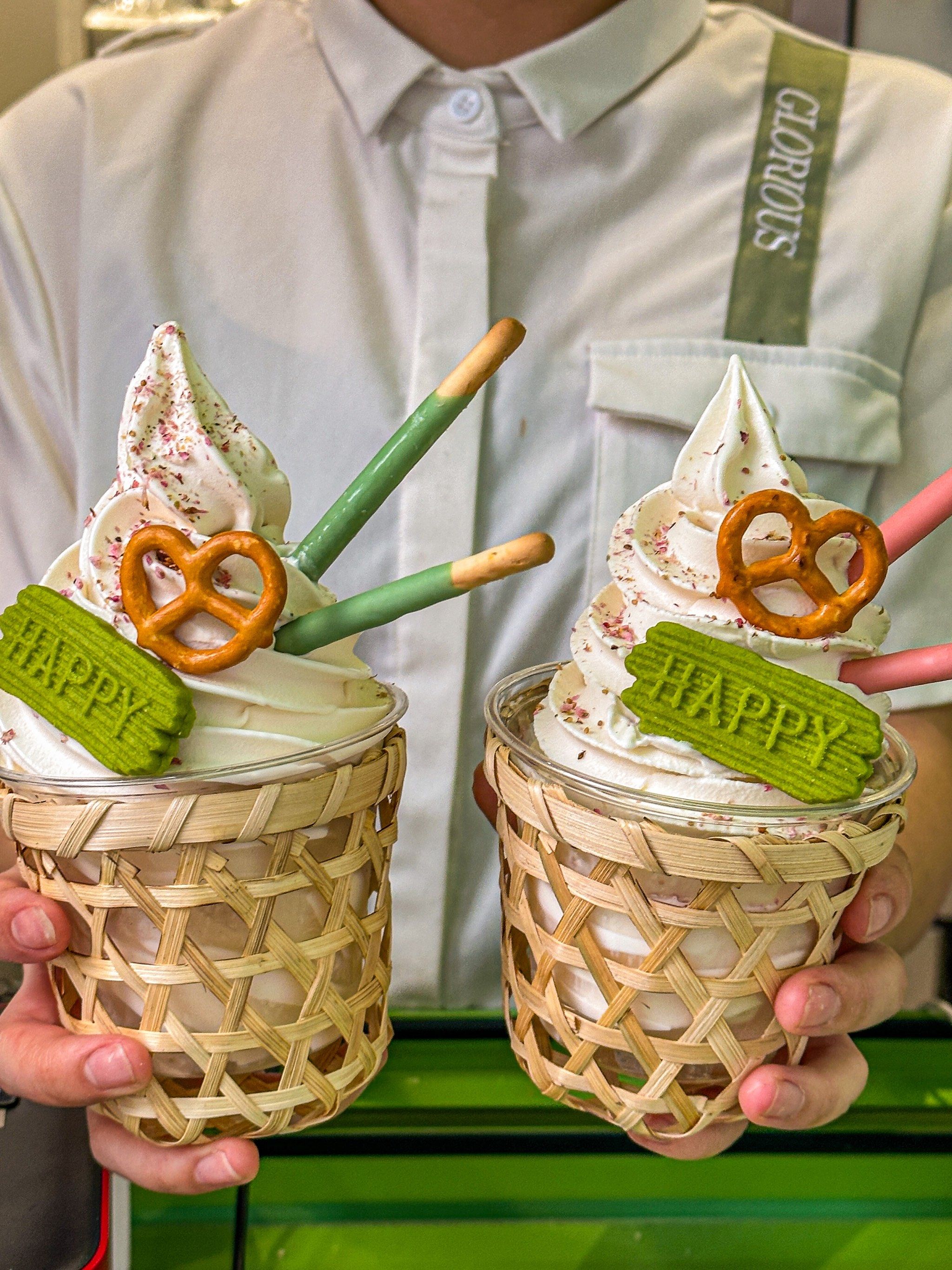 沈阳 西塔除了烤肉 还有可爱的竹篮圣代🍧 酸奶奶昔好好喝!