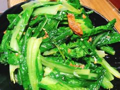 豆豉鲮鱼油麦菜-潮十三潮汕砂锅粥(高新四路大都荟店)