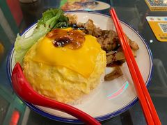芝士滑蛋鸡扒饭-港爺茶檔·茶餐厅(东晓南路店)