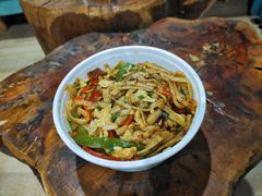 炒豆皮-老周夜市(航空路店)