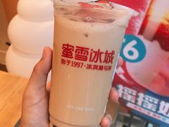 黑糖珍珠奶茶-蜜雪冰城(（达明美食街店）)