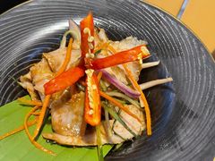 招牌猪颈肉沙拉-大财·DA CAI花园餐厅.草坪婚礼.团建会议.围炉煮茶.求婚派对(三圣乡店)