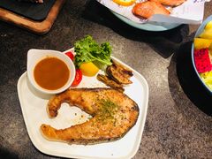 香煎大块三文鱼-新鲜誌·新派食集(万象天地店)