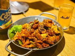 鱿鱼炒五花肉-富乐满韩国正宗炸鸡韩国料理(虹泉路店)