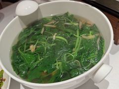 泉水贝丝煮苋菜-四季民福烤鸭店(王府井东安门店)