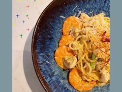 芝士蘑菇鲜虾意大利面-BE BRIGHT KITCHEN(正佳广场店)