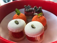 草莓马卡龙-希尔顿南海酒店·观廊大堂吧·海景下午茶