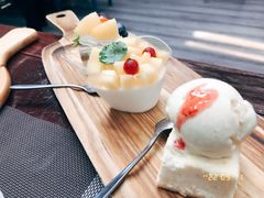 芒果慕斯-花园饭店-西餐厅