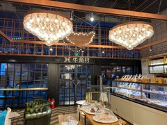 面包甜点陈列柜-牛角村(大族广场店)