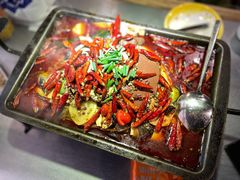 毛血旺烤鱼-探鱼·鲜青椒爽麻烤鱼(广州花都来又来店)