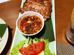 炭烧猪颈肉-mango tree芒果树泰国餐厅(青岛万象城店)