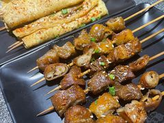 烤肥肠-野迹·石橄榄鸡·烧烤(新洲店)