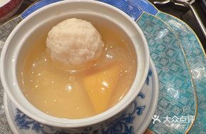 松茸鮰鱼狮子头