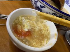 西红柿鸡蛋汤-清真馬峰小炒泡饃