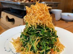 巧拌豆苗-四季民福烤鸭店(前门廊房二条店)