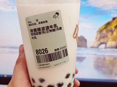 烤黑糖波波牛乳-喜茶(无锡荟聚中心店)