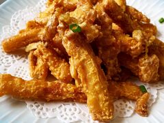 咸蛋黄茄子-园里前·10年私厨·福建菜(台江万达鳌峰洲店)