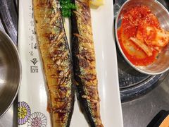 烤秋刀鱼-韩一品韩国料理(柏庐南路店)