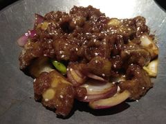 蒜香蜜汁排骨-绿茶餐厅(华联万柳店)