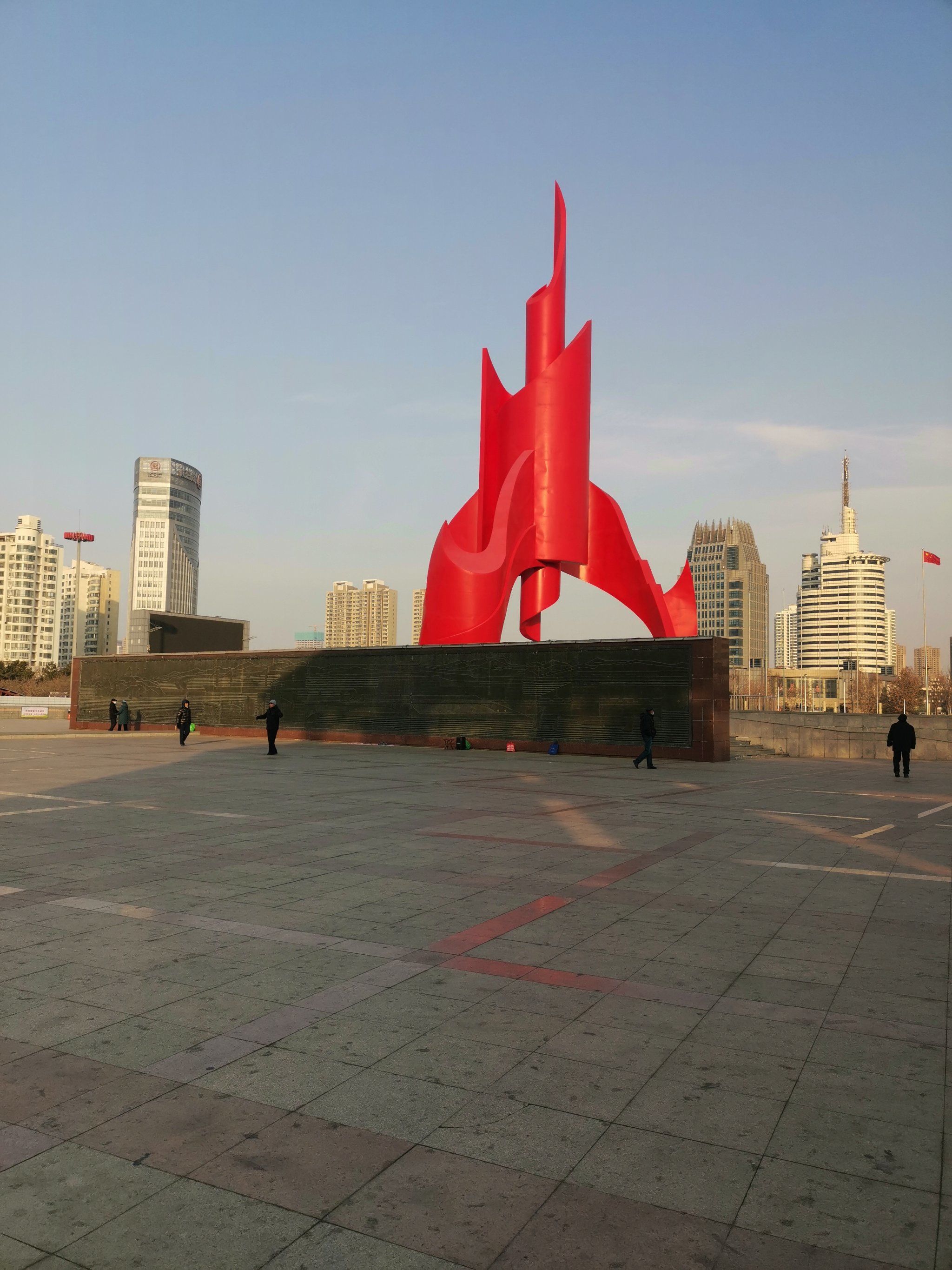 清晨的人民广场