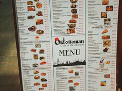 菜单-Old Ottoman Cafe & Restaurant