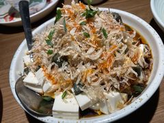 香椿凉拌豆腐-老头儿油爆虾(金鹰世界店)