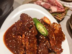 -草家酱蟹炭火烤肉店(珲春南路一店)
